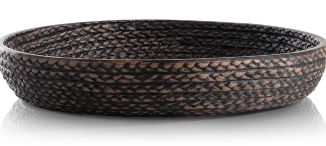 XOOON Adam schaal D38,5cm in de kleur Zwart - COCOmaison^ Woonaccessoires