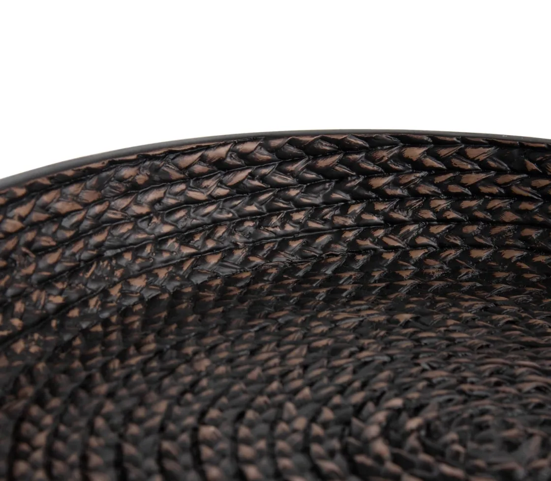 XOOON Adam schaal D38,5cm in de kleur Zwart - COCOmaison^ Woonaccessoires