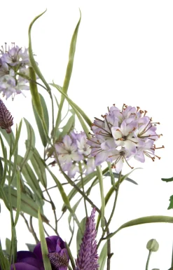 XOOON Anemone Spray H75cm kunstbloem in de kleur Paars - COCOmaison^ Woonaccessoires
