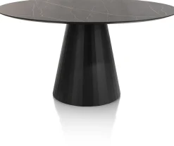XOOON ARABAX eetkamertafel rond (150x120cm) -^ Tafelconfigurator|Eettafels
