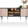 XOOON ARAMON dressoir (210cm) - 2-deuren + 2-glasdeuren -^ Dressoirs