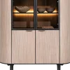 XOOON ARAMON highboard (125cm) 2-deuren + 2-glasdeuren -^ Bergkasten