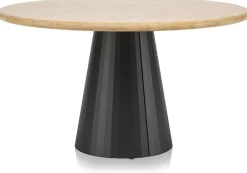 XOOON ARAWOOD eetkamertafel - rond - 140cm -^ Tafelconfigurator|Eettafels