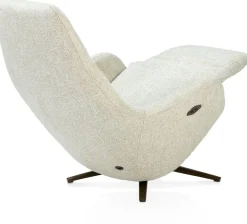 XOOON Arco, relax-fauteuil - 1 motor - verstelbare hoofdsteun - stof Luton - Groen^ Relaxfauteuils|Draaifauteuils