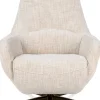 XOOON Arco, relax-fauteuil - 1 motor - verstelbare hoofdsteun - stof Luton - Creme^ Stoffen Fauteuils|Draaifauteuils