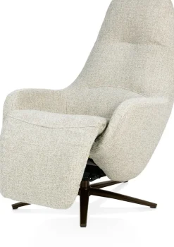 XOOON Arco, relaxfauteuil - 1-motor - verstelbare hoofdsteun - inclusief accu^ Stoffen Fauteuils|Draaifauteuils