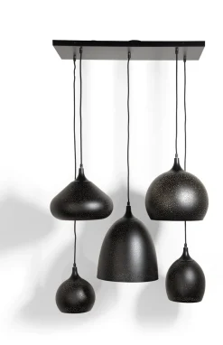 XOOON Arjen hanglamp 5*E27 in de kleur Zwart - COCOmaison^ Hanglampen