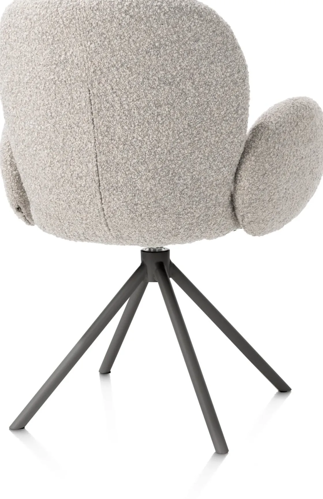 XOOON Armstoel Jaxon (draaibaar) in de kleur Kiezel -^ Armstoelen