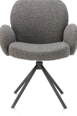 XOOON Armstoel Jaxon (draaibaar) in de kleur Lever -^ Armstoelen