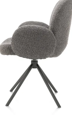 XOOON Armstoel Jaxon (draaibaar) in de kleur Lever -^ Armstoelen