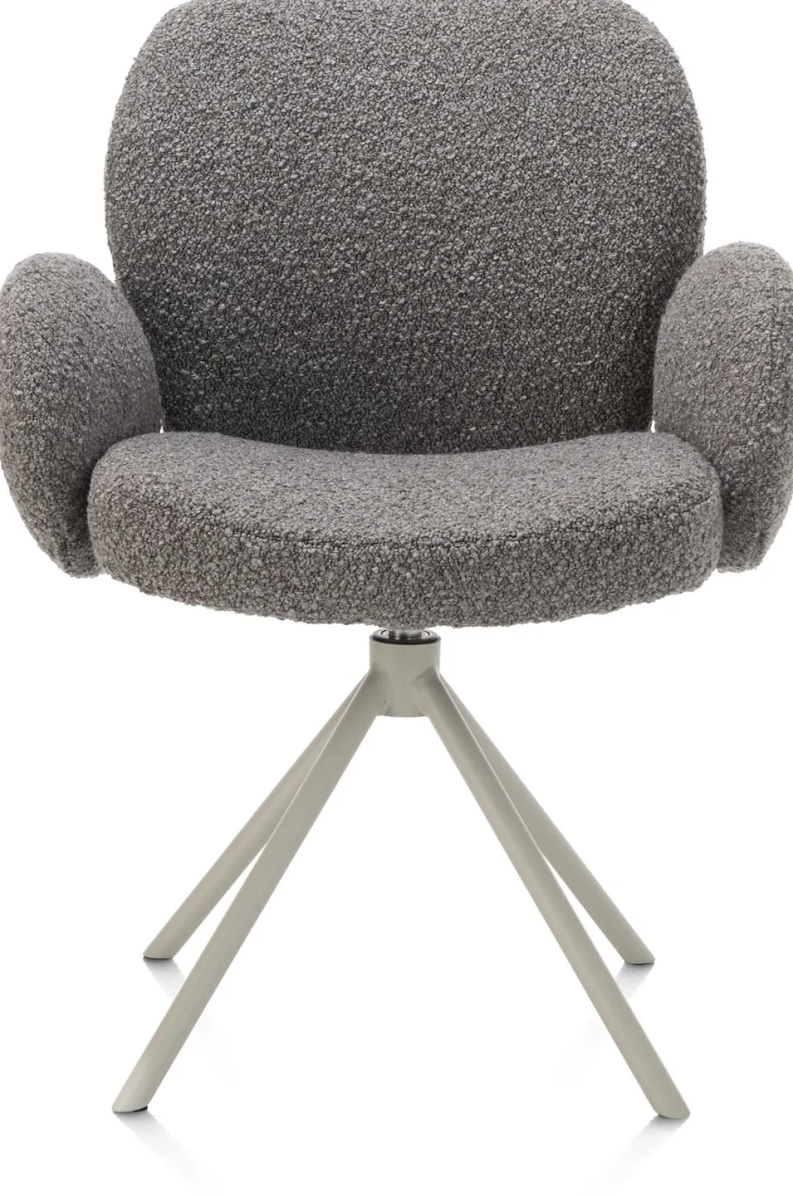 XOOON Armstoel Jaxon (draaibaar) in de kleur Lever -^ Armstoelen