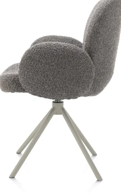 XOOON Armstoel Jaxon (draaibaar) in de kleur Lever -^ Armstoelen