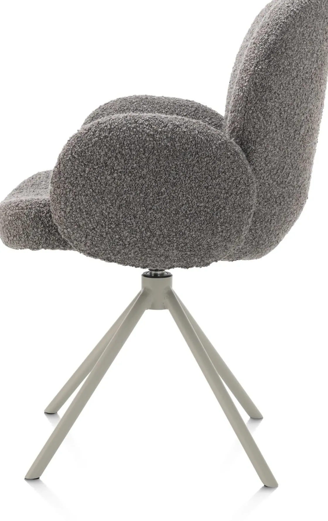 XOOON Armstoel Jaxon (draaibaar) in de kleur Lever -^ Armstoelen