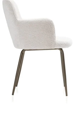 XOOON Armstoel Olle in de kleur Creme - COCOmaison^ Armstoelen|Woonaccessoires