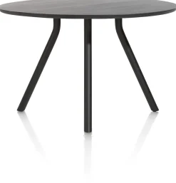 XOOON ARVADA bartafel 140 cm - rond - centrale poot kort - marmerlook^ Bartafels|Tafelconfigurator