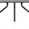 XOOON Arvada ovale eiken eettafel met zwart metalen poot 250x110cm^ Tafelconfigurator|Eettafels
