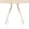 XOOON ARVADA tafel 125 cm - rond - centrale poot Nebbia |^ Tafelconfigurator|Eettafels