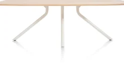 XOOON ARVADA tafel 220 x 110 cm - ovaal - centrale poot Nebbia^ Tafelconfigurator|Eettafels