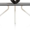 XOOON ARVADA tafel 250 x 110 cm - ovaal - centrale poot Nebbia - onyx^ Tafelconfigurator|Eettafels