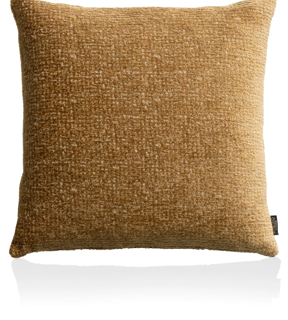 XOOON BeautiQ - Chic kussen 60x60cm in de kleur Okergeel - COCOmaison^ Woonaccessoires
