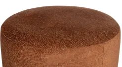XOOON BeautiQ - Chic poef - rond 80 cm in de kleur Koper - COCOmaison^ Poef/Hockers|Woonaccessoires