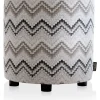 XOOON BeautiQ - Lush poef - rond 42 cm in de kleur Antraciet^ Woonaccessoires|Poef/Hockers