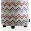XOOON BeautiQ - Lush poef - rond 42 cm in de kleur Koper - COCOmaison^ Poef/Hockers|Woonaccessoires