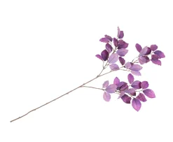XOOON Beech Leaves Spray H95cm kunstbloem in de kleur Paars^ Woonaccessoires