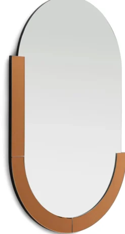 XOOON Brad spiegel 60x90cm) in de kleur Oranje - COCOmaison^ Wanddecoraties|Woonaccessoires