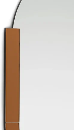 XOOON Brad spiegel 60x90cm) in de kleur Oranje - COCOmaison^ Wanddecoraties|Woonaccessoires