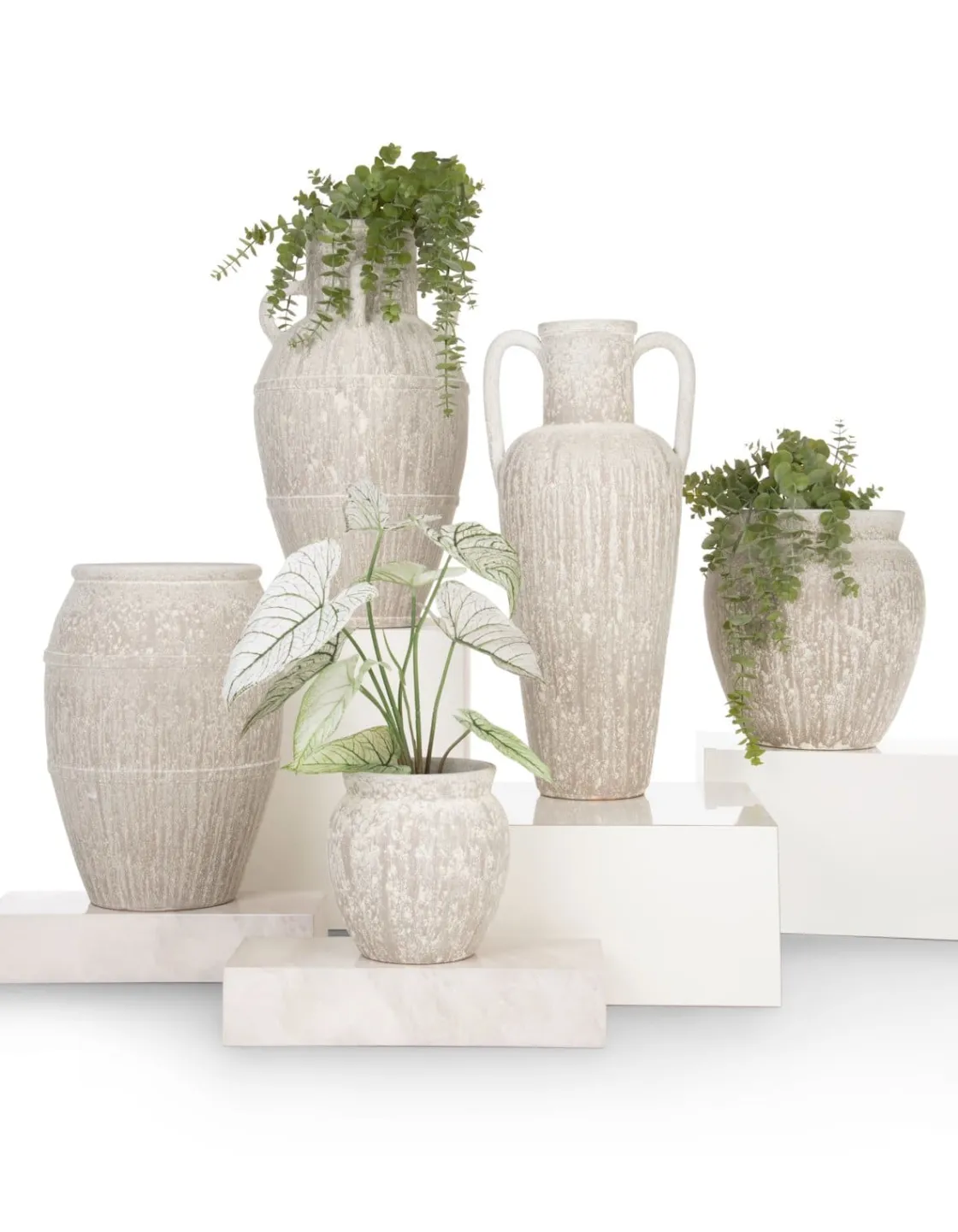 XOOON Braga pot H25cm in de kleur Beige - COCOmaison^ Woonaccessoires