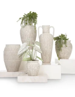 XOOON Braga pot H40cm in de kleur Beige - COCOmaison^ Woonaccessoires