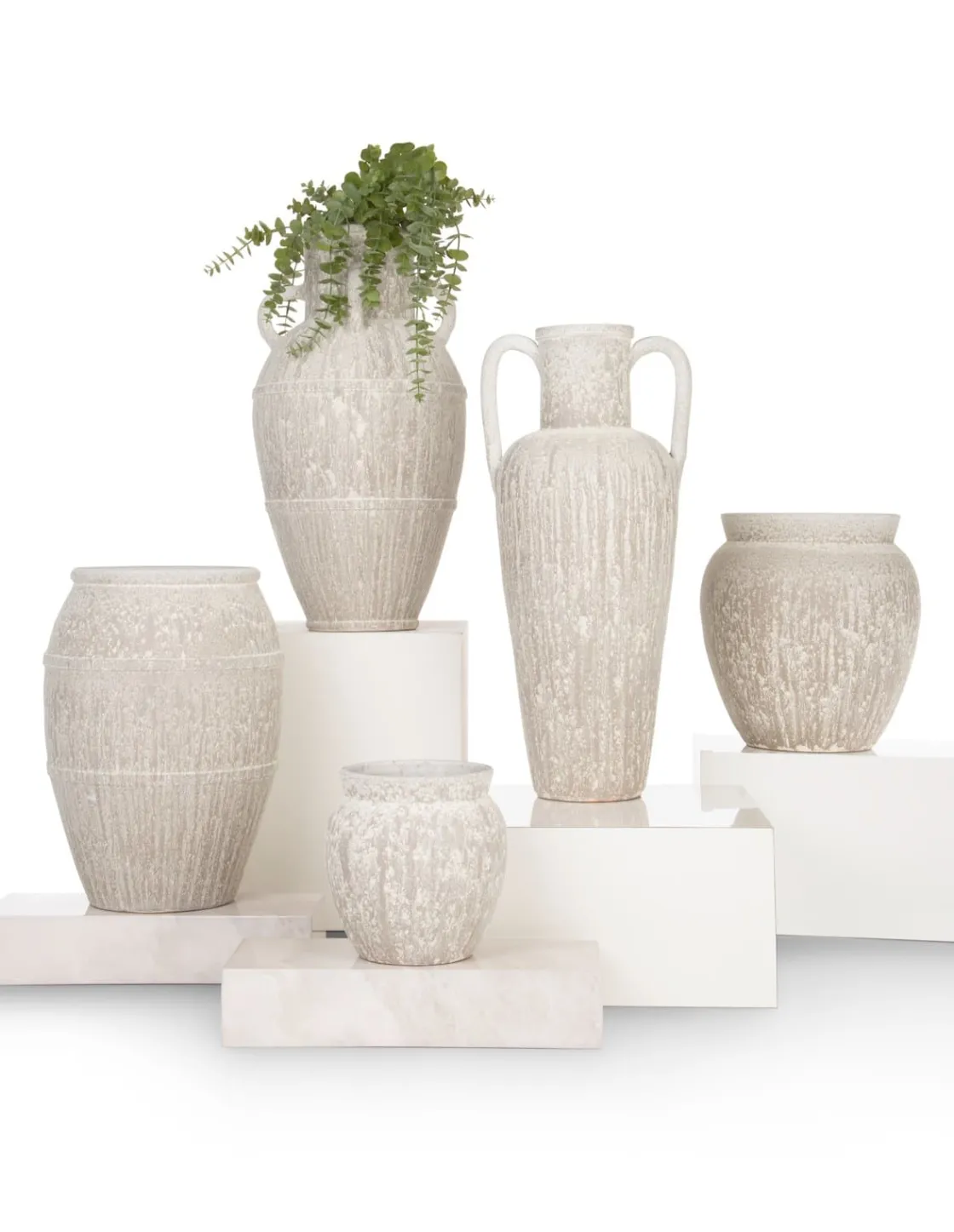 XOOON Braga pot H40cm in de kleur Beige - COCOmaison^ Woonaccessoires