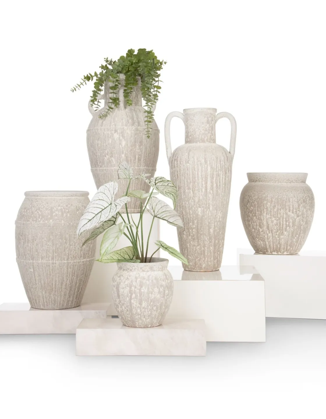 XOOON Braga pot H40cm in de kleur Beige - COCOmaison^ Woonaccessoires