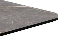 XOOON Brest bartafel marble light grey (120x75cm) in kleur Goud^ Woonaccessoires|Bartafels