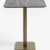 XOOON Brest bartafel marble light grey (75x75cm) in kleur Goud^ Woonaccessoires|Bartafels