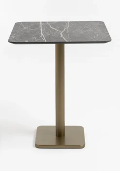XOOON Brest bartafel marble light grey (75x75cm) in kleur Goud^ Woonaccessoires|Bartafels