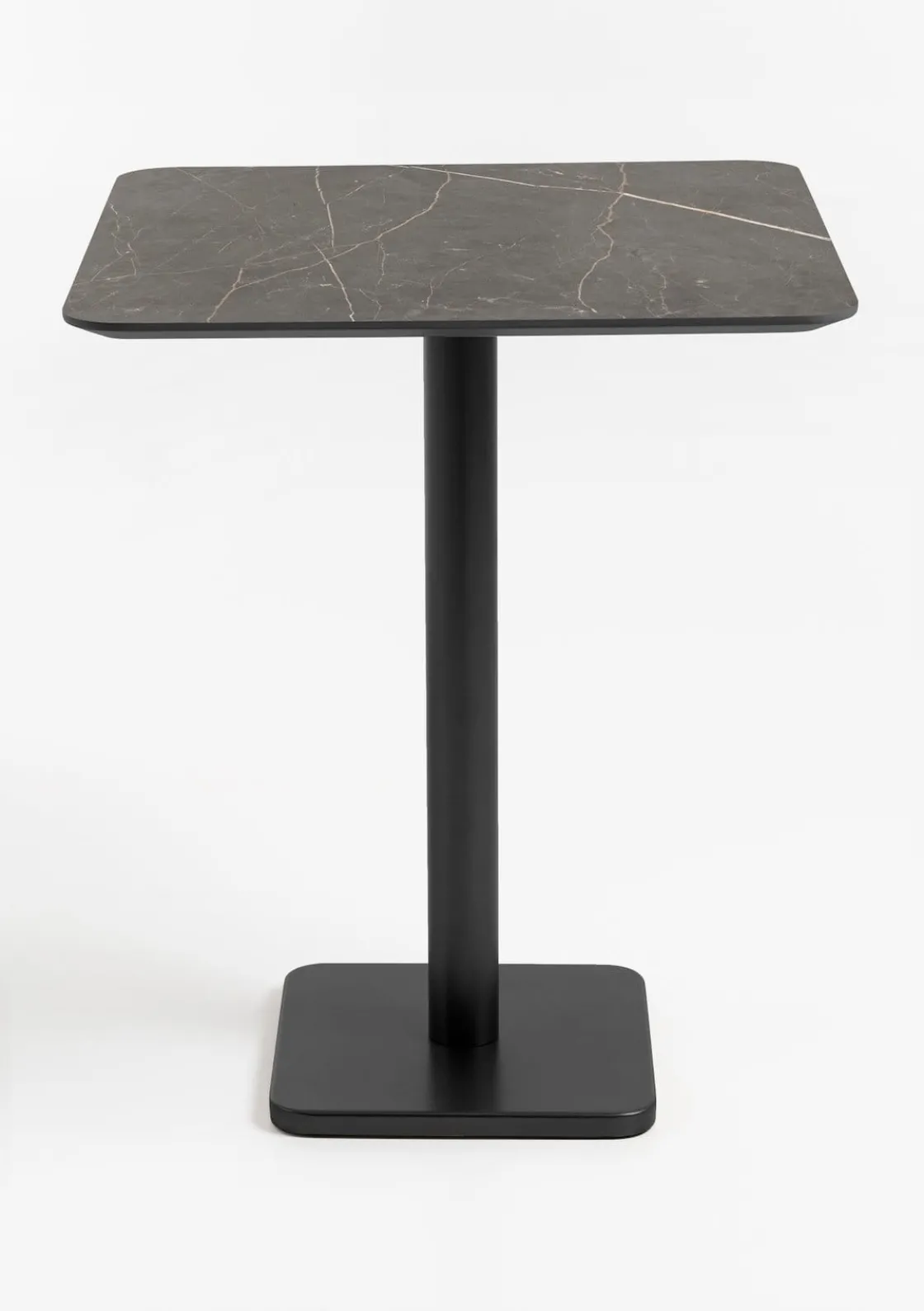XOOON Brest bartafel marble onyx (75x75cm) in kleur Zwart^ Bartafels|Woonaccessoires