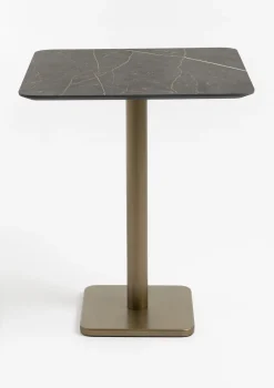 XOOON Brest bartafel marble onyx (75x75cm) in kleur Goud^ Woonaccessoires|Bartafels