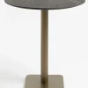XOOON Brest bartafel marble onyx (D80cm) in kleur Goud van COCOmaison^ Woonaccessoires|Bartafels