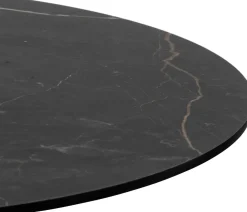 XOOON Brest bartafel marble onyx (D80cm) in kleur Goud van COCOmaison^ Woonaccessoires|Bartafels