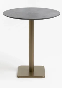 XOOON Brest bartafel stone (D80cm) in kleur Goud van COCOmaison^ Woonaccessoires|Bartafels