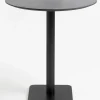 XOOON Brest bartafel stone (D80cm) in kleur Zwart van COCOmaison^ Bartafels|Woonaccessoires