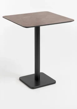 XOOON Brest bartafel stone rust (75x75cm) in kleur Zwart^ Bartafels|Woonaccessoires