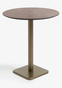 XOOON Brest bartafel stone rust (D80cm) in kleur Goud van COCOmaison^ Woonaccessoires|Bartafels