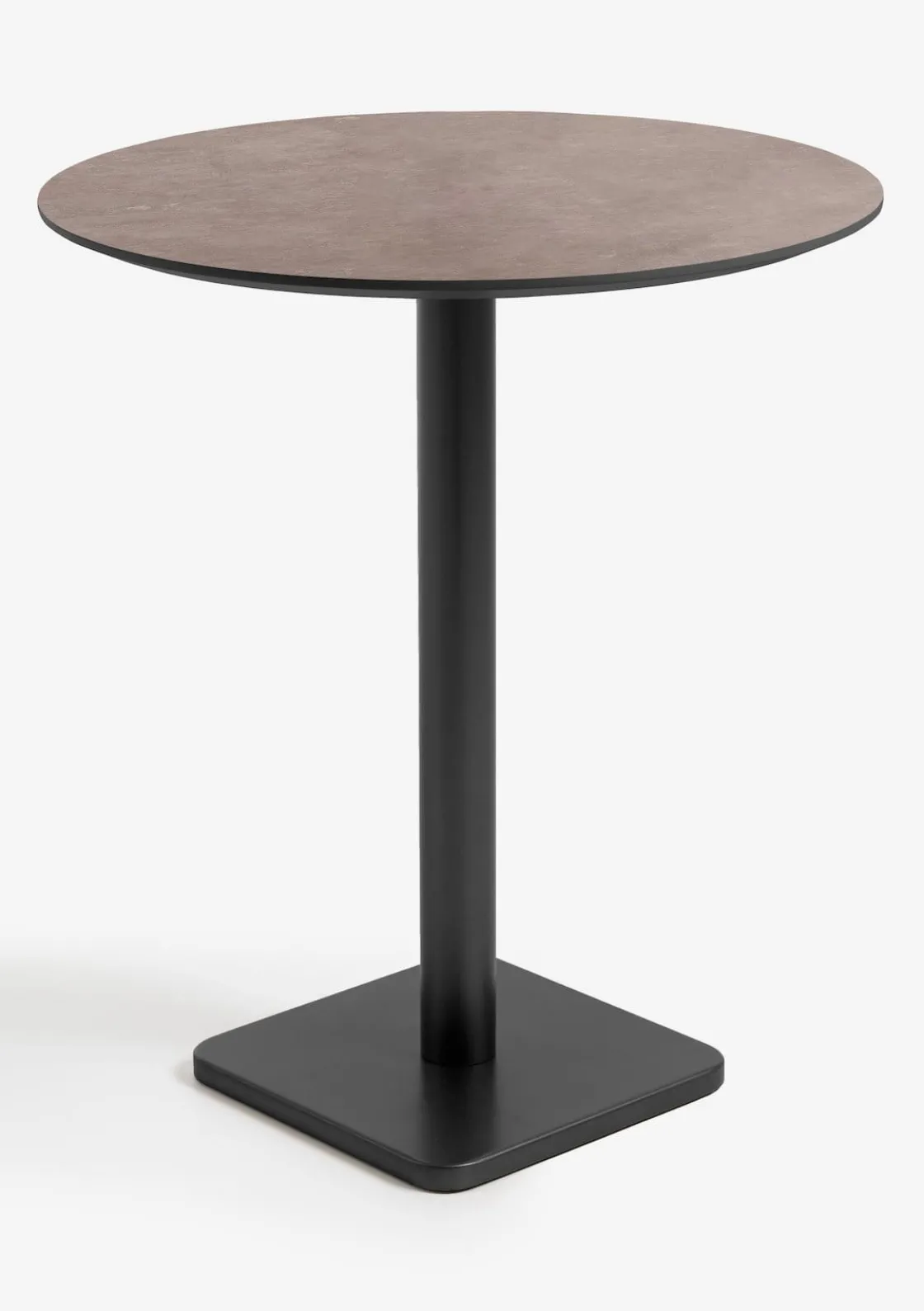 XOOON Brest bartafel stone rust (D80cm) in kleur Zwart van COCOmaison^ Bartafels|Woonaccessoires