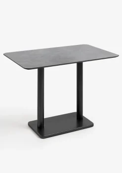 XOOON Brest bartafel stone (120x75cm) in kleur Zwart van COCOmaison^ Bartafels|Woonaccessoires