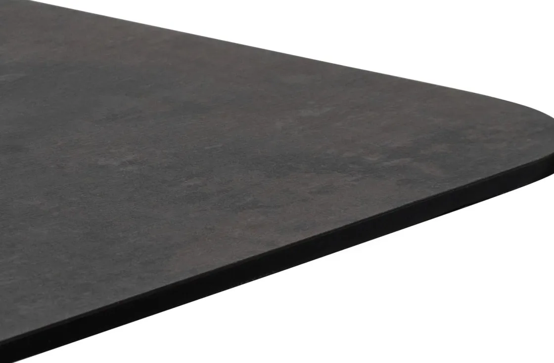 XOOON Brest bartafel stone (75x75cm) in kleur Zwart van COCOmaison^ Bartafels|Woonaccessoires