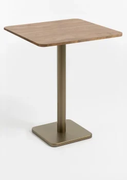 XOOON Brest bartafel vintage oak (75x75cm) kleur Goud van COCOmaison^ Woonaccessoires|Bartafels
