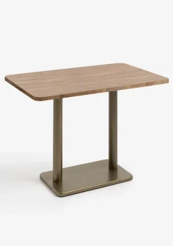 XOOON Brest bartafel vintage oak (120x75cm) kleur Goud van COCOmaison^ Woonaccessoires|Bartafels